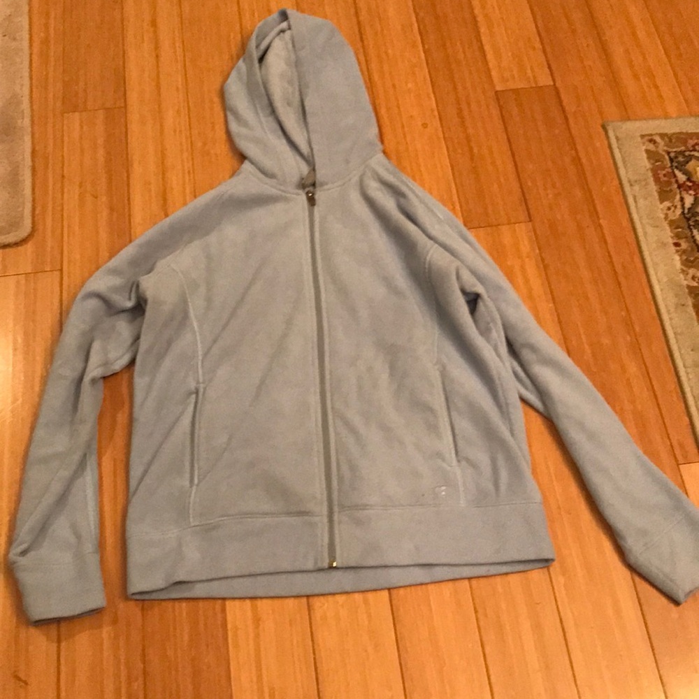 Baby blue fleece jacket
